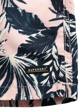 Swimsuit Superdry Palm Rosa para Homem
