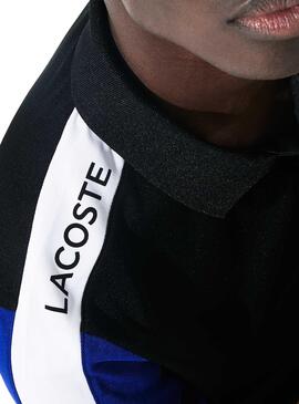 Polo Lacoste Sport Sleeve Preto para Homem