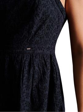 Vestido Superdry Blaire Azul Marinho para Mulher