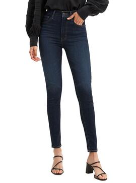 Jeans Levis Mile High Oscuro para Mulher