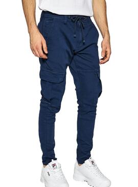 Pantalon Pepe Jeans Jones Azul para Homem