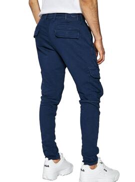 Pantalon Pepe Jeans Jones Azul para Homem