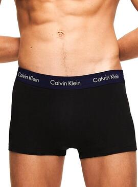 Pack 3 Cuecas Calvin Klein Rise Preto Homem