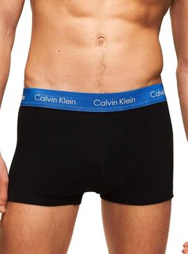 Pack 3 Cuecas Calvin Klein Rise Preto Homem