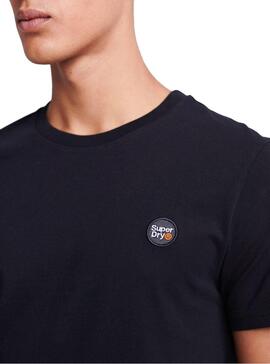 T-Shirt Superdry Coletivo Preto para Homem