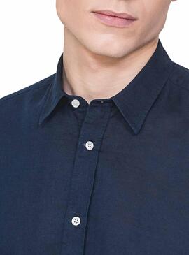 Camisa Antony Morato Basic Azul para Homem