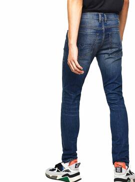 Jeans Diesel Tepphar Azul para Homem