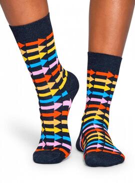 meias Happy Socks multi Direction 