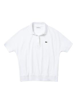 Polo Lacoste Rene Branco para Mulher