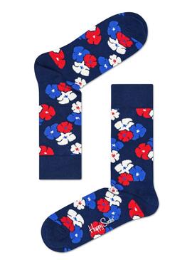 meias Happy Socks Kimono Azul