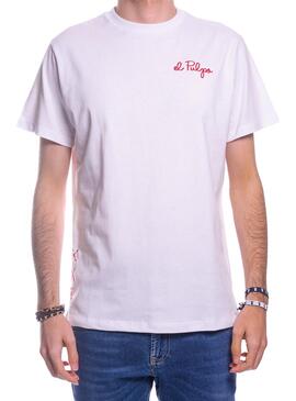 T-Shirt El Pulpo Quebra-cabeça Branco para  Homem