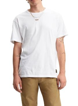 T-Shirts Levis Skate Branco e Preto para Homem