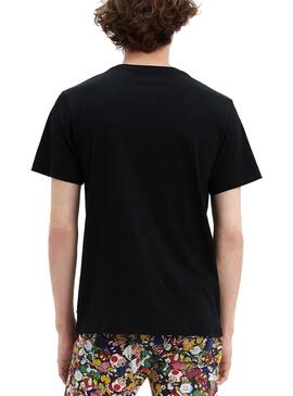 T-Shirt Levis Super Mario Preto para  Homem