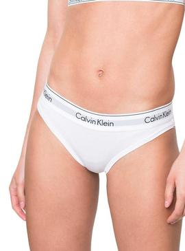 Braga Calvin Klein Biquini Mulher Branca