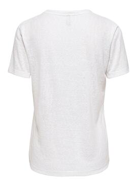 T-Shirt Only Gaiteiro Branco para Mulher