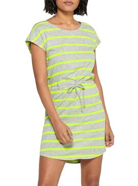 Vestido Only May Verde para Mulher