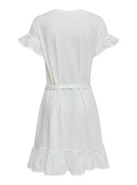 Vestido Only Mitza Branco para Mulher