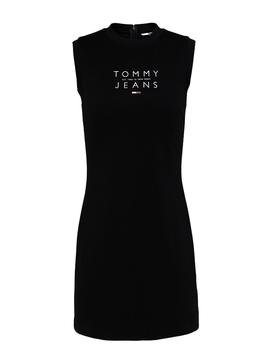 Vestido Lápis Tommy Jeans Preto para Mulher