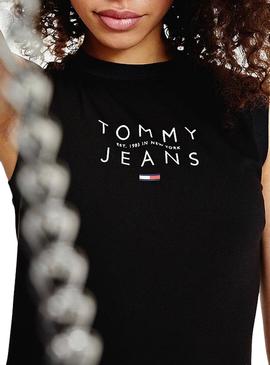 Vestido Lápis Tommy Jeans Preto para Mulher