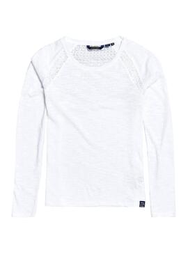 T-Shirt Superdry Sierra Branco para Mulher