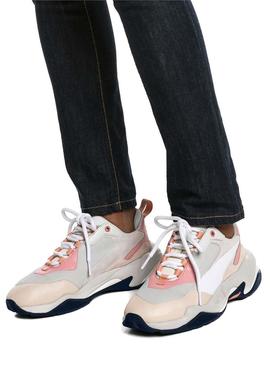 Sapatilhas Puma Thunder Rive Gauche Mulher Bege