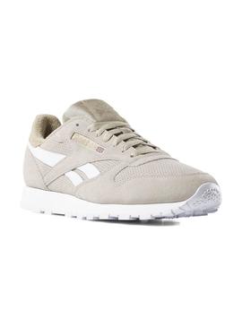Sapatilhas Reebok Classic Leather MU Bege Homens