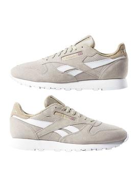 Sapatilhas Reebok Classic Leather MU Bege Homens