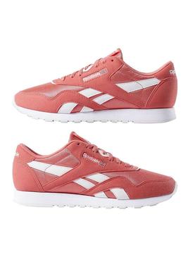 Sapatilhas Reebok Classic Nylon Rosa Mulher 