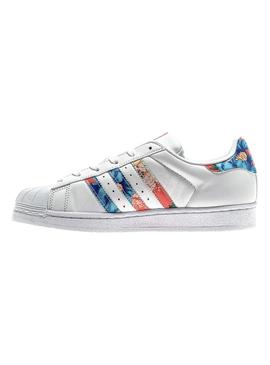 Sapatilhas Adidas Superstar Floral 