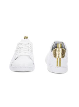 Sapato Lacoste Carnaby Evo 119 para mulher branca