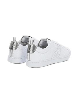 Sapato Lacoste Carnaby Evo Silver Woman