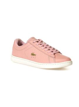 Sapato Lacoste Carnaby Evo 119 Rosa Mulher