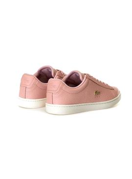 Sapato Lacoste Carnaby Evo 119 Rosa Mulher