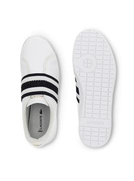 Sapato Lacoste Carnaby Evo Slip Branco para Mulher