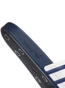 Adidas Adilette Azul Marinho Flip Flops Para Homen