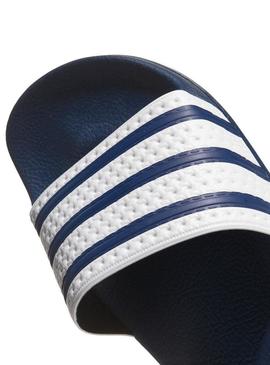 Adidas Adilette Azul Marinho Flip Flops Para Homen