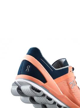 Sapatilhas On Running CloudSurfer Coral Navy Mulher