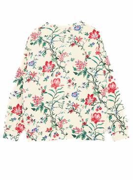 Sweat Pepe Jeans Baily Beige para Mulher