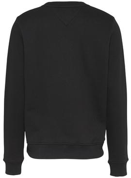 Sweat Tommy Jeans Essential Logo Preto Mulher