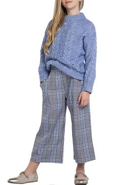 Pantalon Mayoral Culotte Frames Azul para Menina