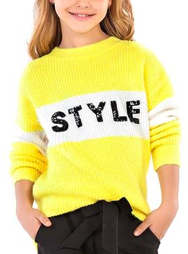 Camisola Mayoral Style Amarelo para Menina