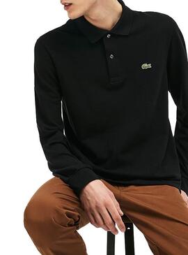 Polo Lacoste L1312 Preto