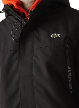 Parka Lacoste Waterproof Preto para Homem