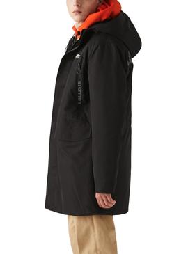 Parka Lacoste Waterproof Preto para Homem