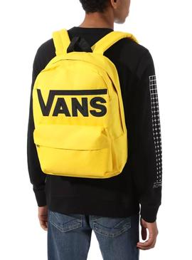 Mochila Vans Old Skool Amarelo para Menina e Menino