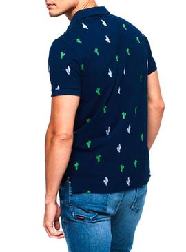 Polo Superdry Cactus Blue Men