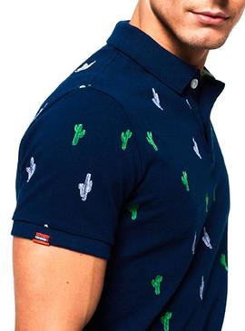 Polo Superdry Cactus Blue Men