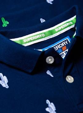 Polo Superdry Cactus Blue Men