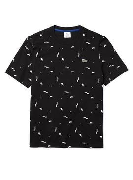 T-Shirt Lacoste LIVE Crocodile Print Homem