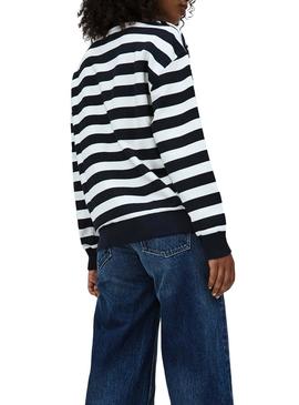 Sweat Pepe Jeans Bess Azul para Mulher